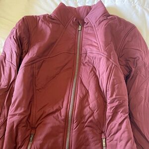 Lululemon Red Puffer Jacket w rip tag